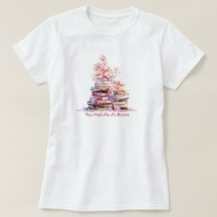Camiseta Você Me Conquistou Com Livros