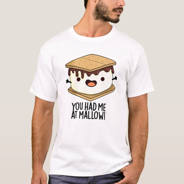 Camiseta Você Me Conquistou Com Mallow Piada Divertida De S (Frente)