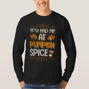 Camiseta Você Me Conquistou com o Café de Abobrinha e Espec