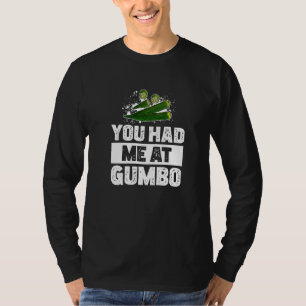 Camiseta Você Me Conquistou Com O Okra Roux Para Comida Caj