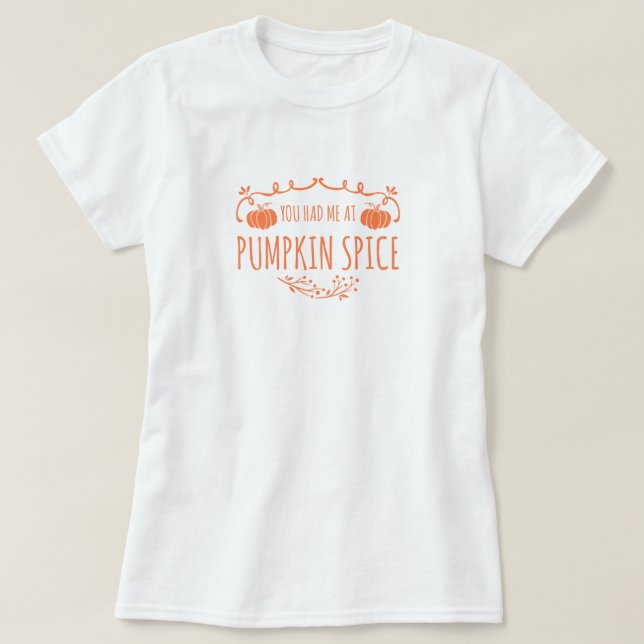 Camiseta Você Me Conquistou com o Tempero de Abóbo (Frente do Design)