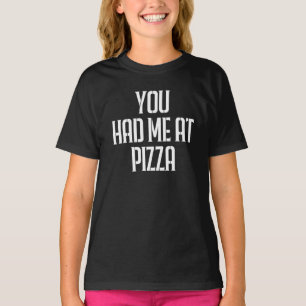 Camiseta Você Me Conquistou Com Pizza
