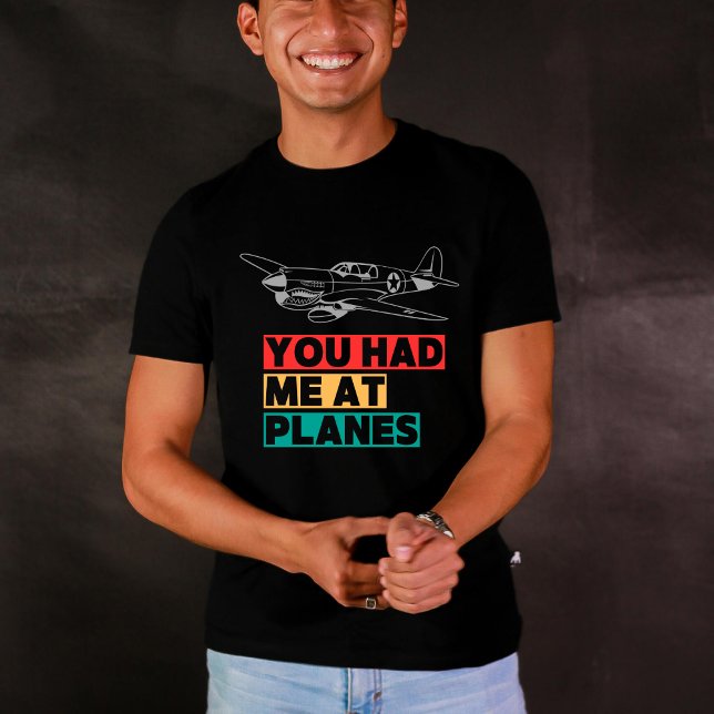 Camiseta Você me conquistou com PLANES, Diversão com Avião  (Criador carregado)