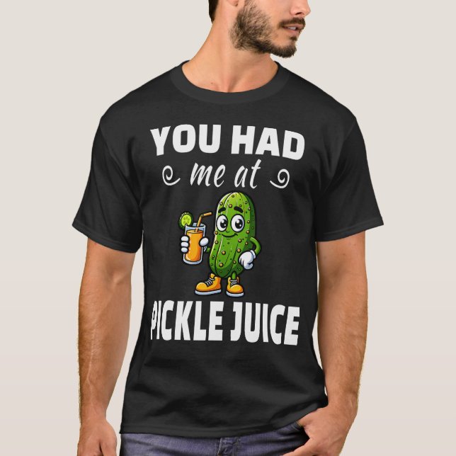 Camiseta Você Me Conquistou com Suco de Picles (Frente)