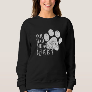 Camiseta Você me conquistou com Woof Mãe Pata de Cachorro