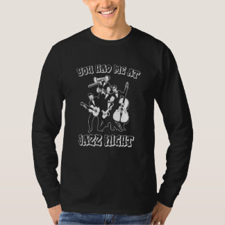 Camiseta Você Me Conquistou Na Noite De Jazz Músico Bigband