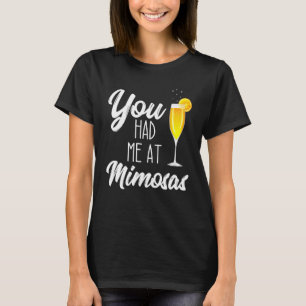 Camiseta Você Me Conquistou No Brunch De Mimosa Domingo Div