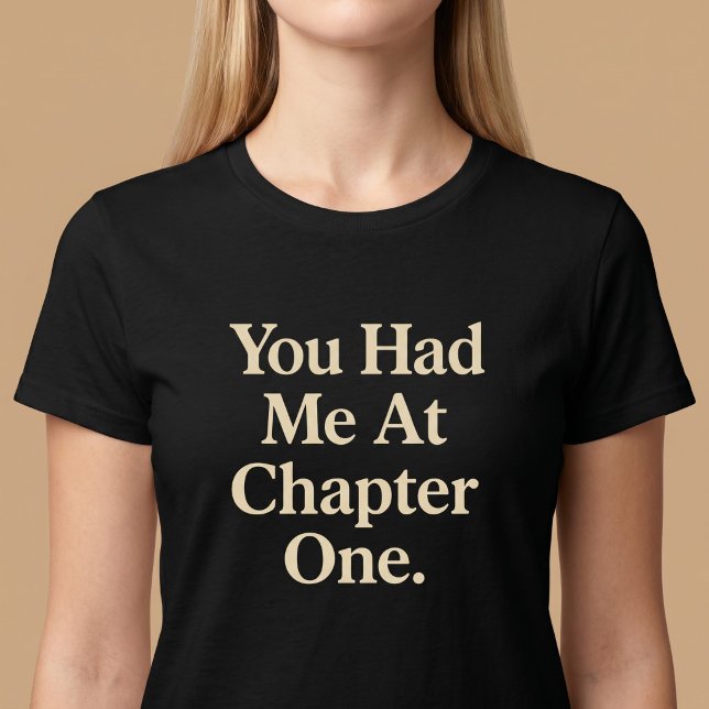 Camiseta Você Me Conquistou no Capítulo Um. (Criador carregado)