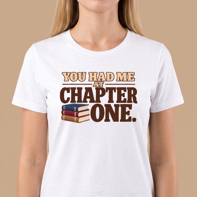 Camiseta Você Me Conquistou no Capítulo Um. (Criador carregado)