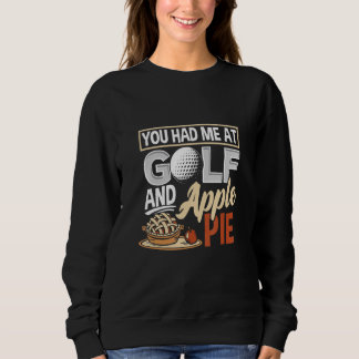 Camiseta Você Me Conquistou No Golfe E Torta De Maçã  Golfe
