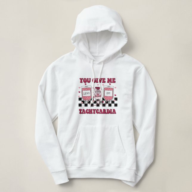 Camiseta você me dá taquicardia (Frente do Design)