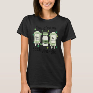 Camiseta Você Me Dá Taquicardia Enfermeira de UTI Dia de Sã