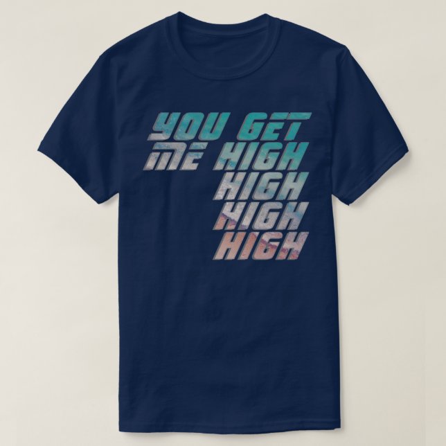 Camiseta Você me deixa alta (Frente do Design)