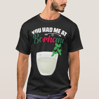 Camiseta Você Me Deixou Louco Comida Bengali Borhani vintag