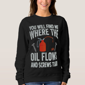 Camiseta Você Me Encontrará Onde O Óleo Flui E Parafusos Tu