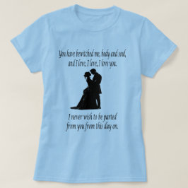 Camiseta Você me enfeitiçou de corpo e alma.