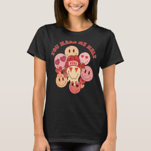 Camiseta Você Me Faz Derreter Groovy XOXO Sorrir De Namorad