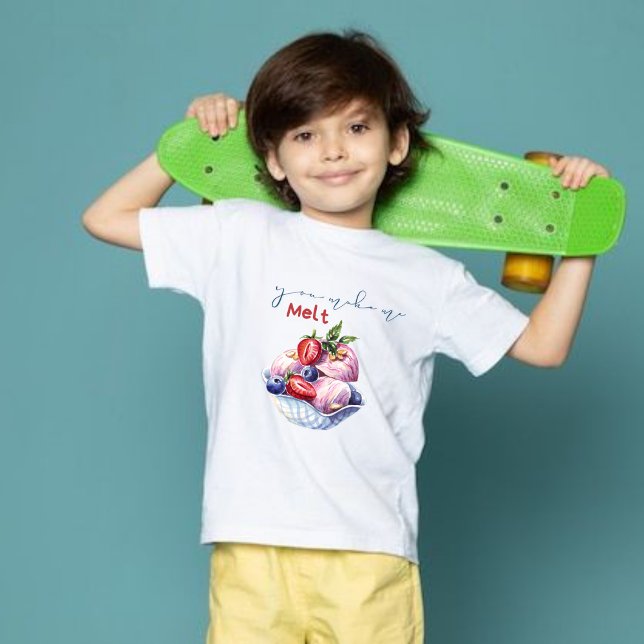 Camiseta você me faz derreter sorvete (Criador carregado)