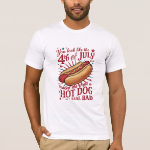 Camiseta Você Me Faz Lembrar O 4 De Julho E Me Dá Ganas De 