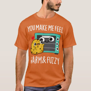 Camiseta Você Me Faz Sentir Quente E Felpudo Um Polvo Forno