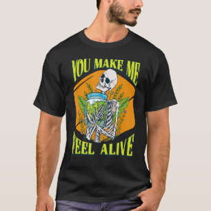 Camiseta Você Me Faz Sentir Vivo Pote De Jardim De Plantas