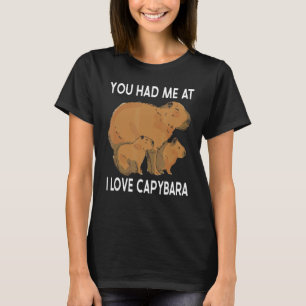 Camiseta Você me fez amar Capybara Capibara