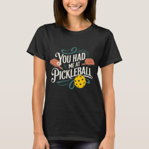 Camiseta Você me pegou no Design de Pickleball