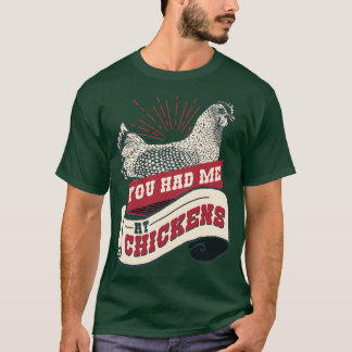 Camiseta Você me pegou no Galo Farmer de Galinha