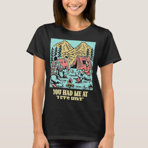 Camiseta Você me pegou no Vamos de caminhada Casais Hiker C