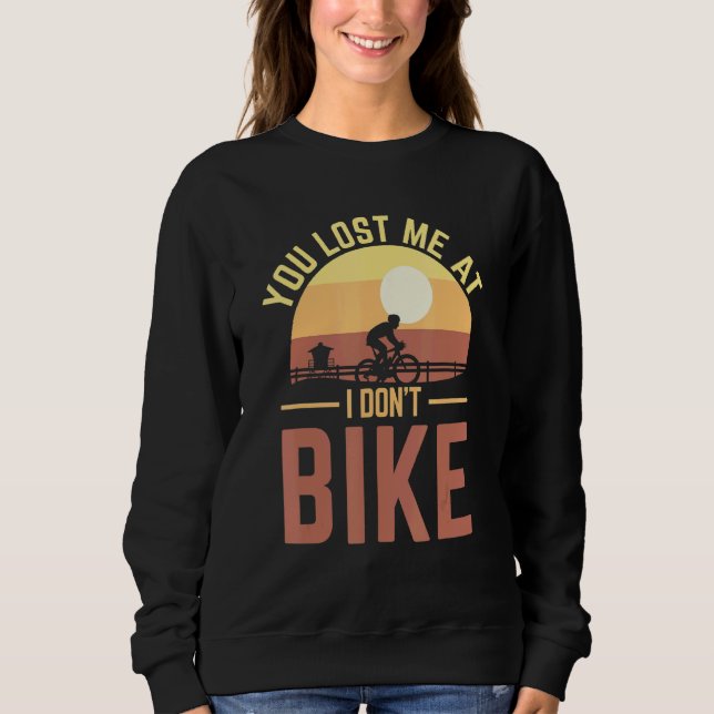 Camiseta Você me perdeu, eu não faço bicicleta e bicicleta (Frente)