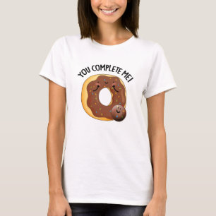 Camiseta Você Me Preenche De Rosquinha Engraçado