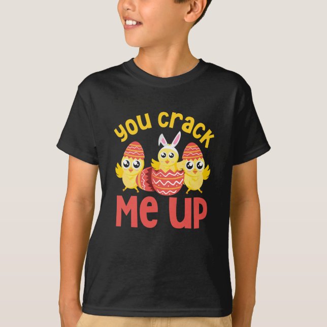 Camiseta Você Me Prende Pintinhos Páscoas (Frente)
