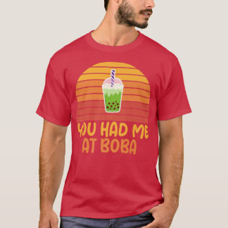 Camiseta Você Me Teve Em Boba Kawaii Bubble Tea Engraçado R