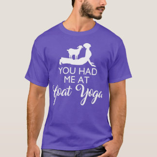 Camiseta Você Me Teve Em Goat Yoga