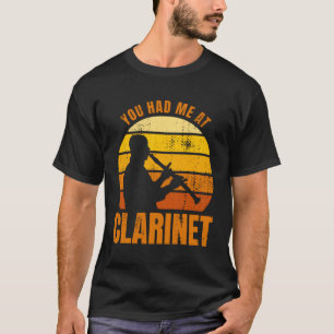 Camiseta Você Me Teve Na Clarinet