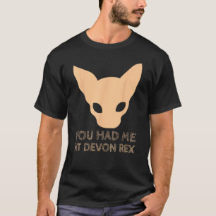 Camiseta Você Me Teve Na Devon Rex Cat