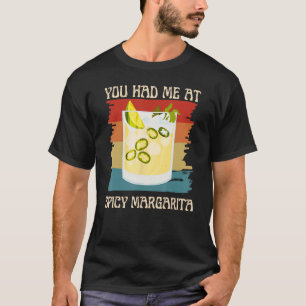 Camiseta Você Me Teve Na Espicaria Margarita Retro Coquetel
