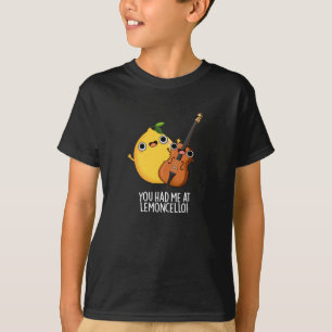Camiseta Você Me Teve Na Lemon-Cello Engraçada Bebida Escur
