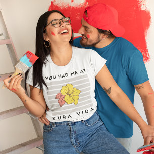 Camiseta Você me teve na Pura Vida Hibiscus Costa Rica