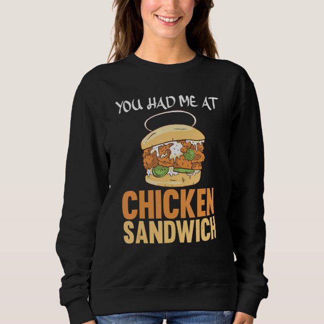 Camiseta Você Me Teve Na Sanduíche De Frango De Chicken. (Frente)