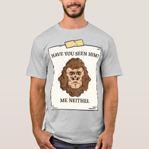 Camiseta Você Me Viu Com Pé Grande Nem Criptozoologia?