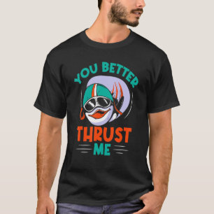 Camiseta Você Melhor Me Impulsionar Aviador Avião Piloto Av