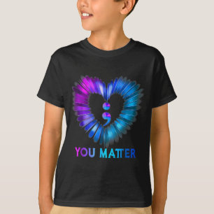Camiseta Você Mês de Conscientização sobre Prevenção ao Sui