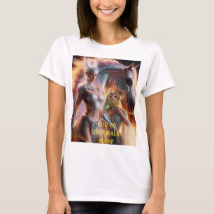 Camiseta Você não caminha sozinho