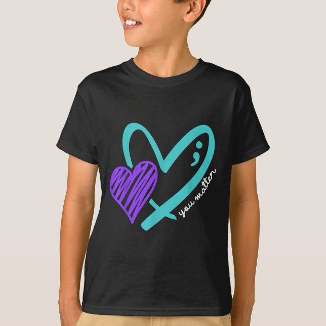 Camiseta Você Não Deixa Sua História Terminar Conscientizaç (Frente)