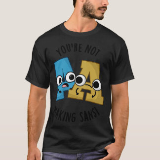 Camiseta Você não é Fazer e recebe fones de fonte estranhos