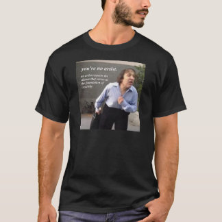 Camiseta você não é um presente de artista namorado retrô