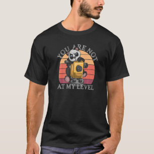 Camiseta Você Não Está No Meu Nível De Pesquisa De Terra Ou
