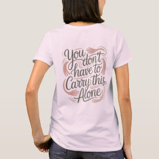 Camiseta Você Não Está Sozinho – Apoio à Saúde Mental