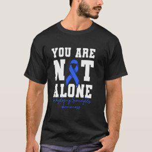 Camiseta Você Não Está Sozinho Conscientização sobre Espond